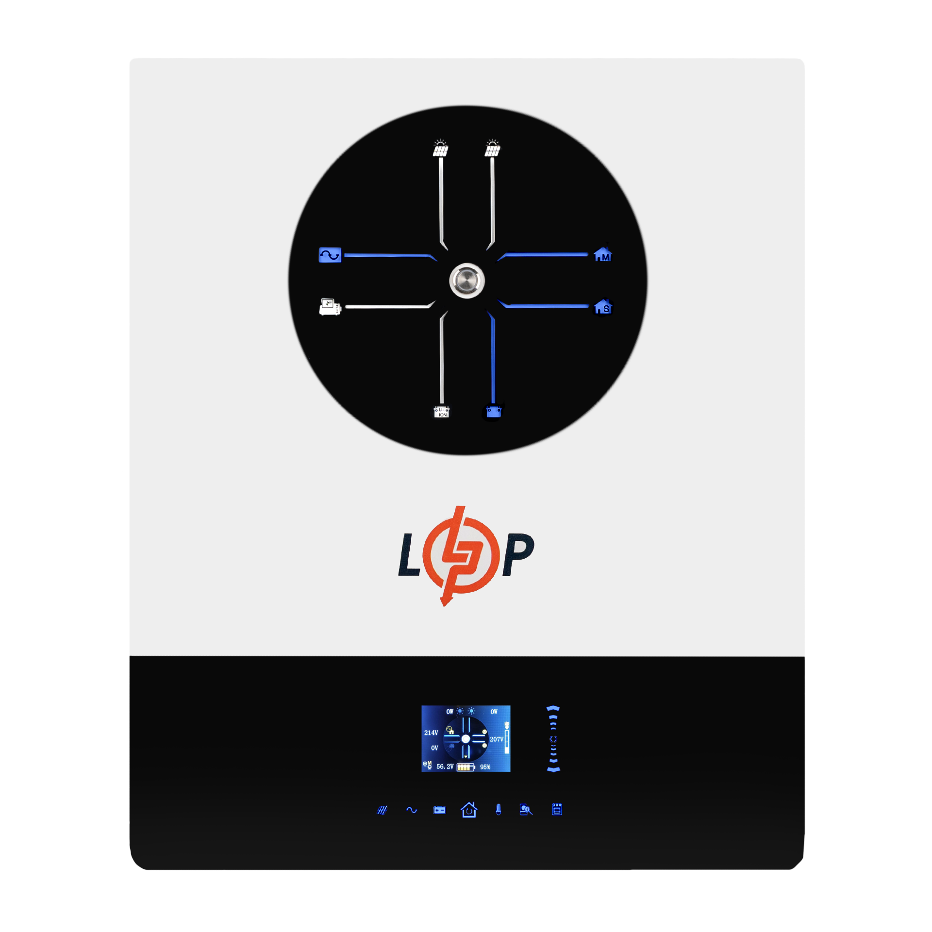 Інвертор LOGICPOWER LPW-MAXII-ULTRA 1100VA(11000VA/11000W)48V 150A MPPT, LP